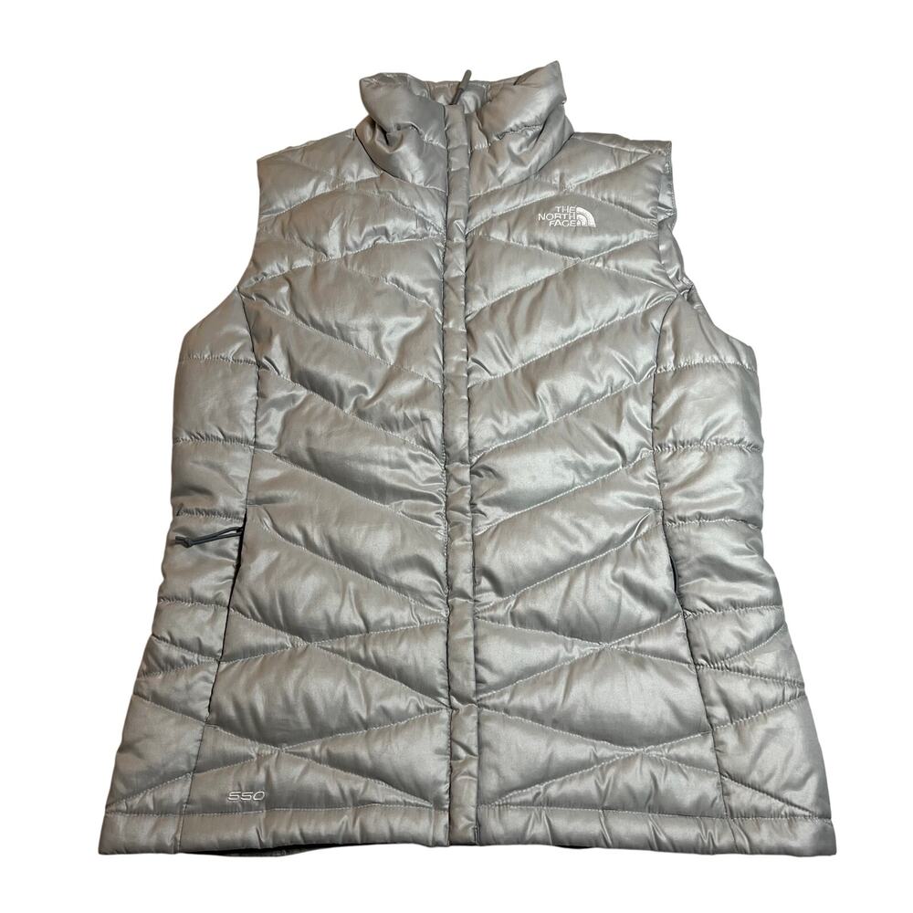 The North Face Women's 550 Fill Goose Down Nylon Quilted Puffer Vest Size Small